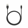 SEEK TOTI USB A do Micro USB, pleciony kabel 2m, 2A, czarny