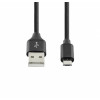 SEEK TOTI USB A do Micro USB, pleciony kabel 2m, 2A, czarny