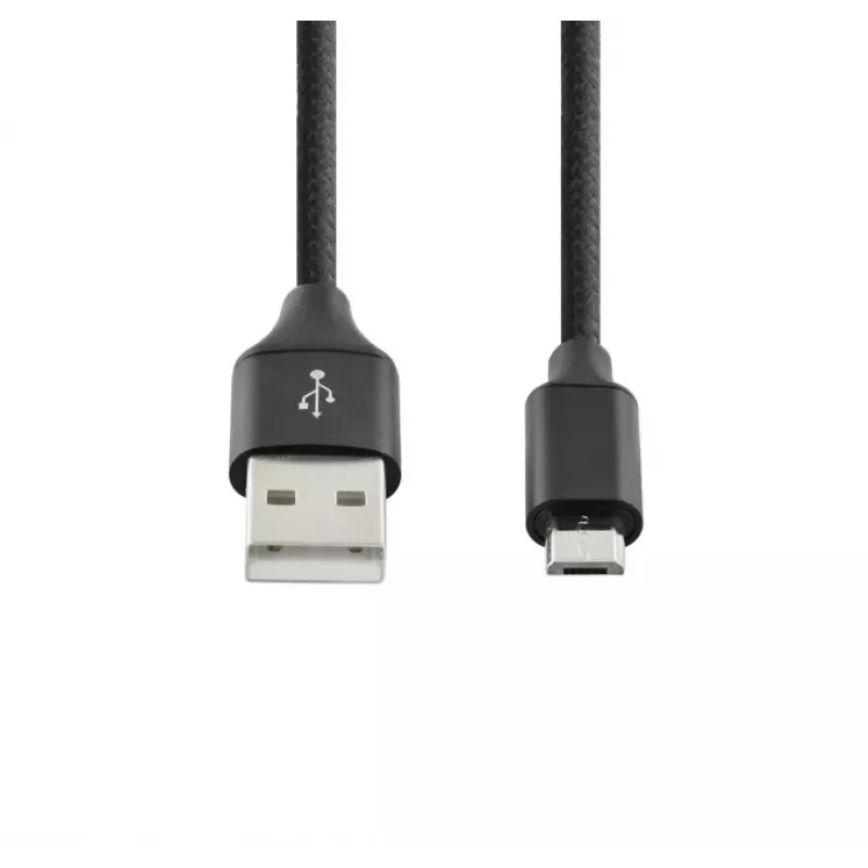 SEEK TOTI USB A do Micro USB, pleciony kabel 2m, 2A, czarny