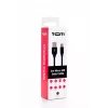 SEEK TOTI USB A do Micro USB, pleciony kabel 2m, 2A, czarny