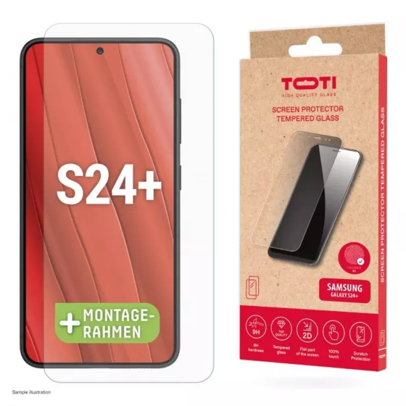 TOTI Szkło hartowane 2D do Samsung Galaxy S24 Plus / S25 Plus