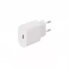 SEEK TOTI 20W Type-C PD Wall Fast Charger z kablem Type-C na Type-C, 1 m PVC, 3A, biały