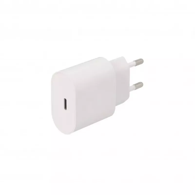 SEEK TOTI 20W Type-C PD Wall Fast Charger z kablem Type-C na Type-C, 1 m PVC, 3A, biały
