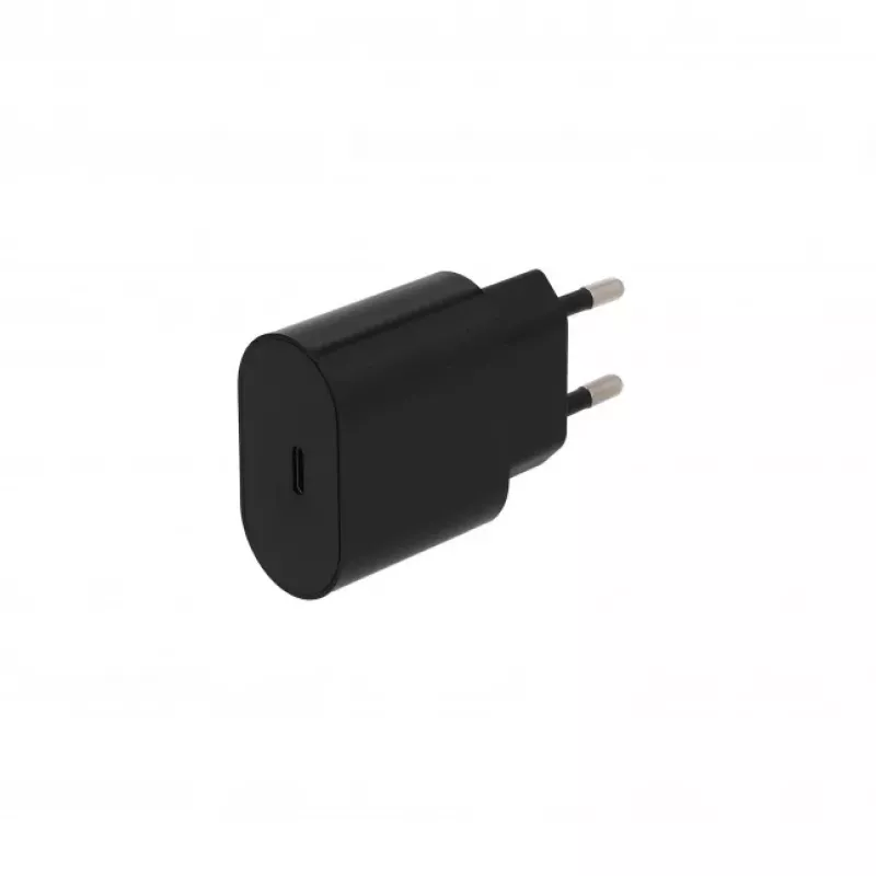 Ładowarka sieciowa SEEK TOTI 20W Type-C PD z kablem Type-C na Type-C 1 m PVC 3A, czarna