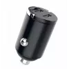 SEEK TOTI 40W Dual Type-C Port Car Fast Charger, Black