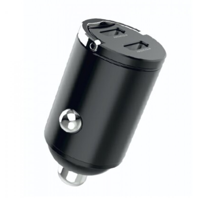 SEEK TOTI 40W Dual Type-C Port Car Fast Charger, Black