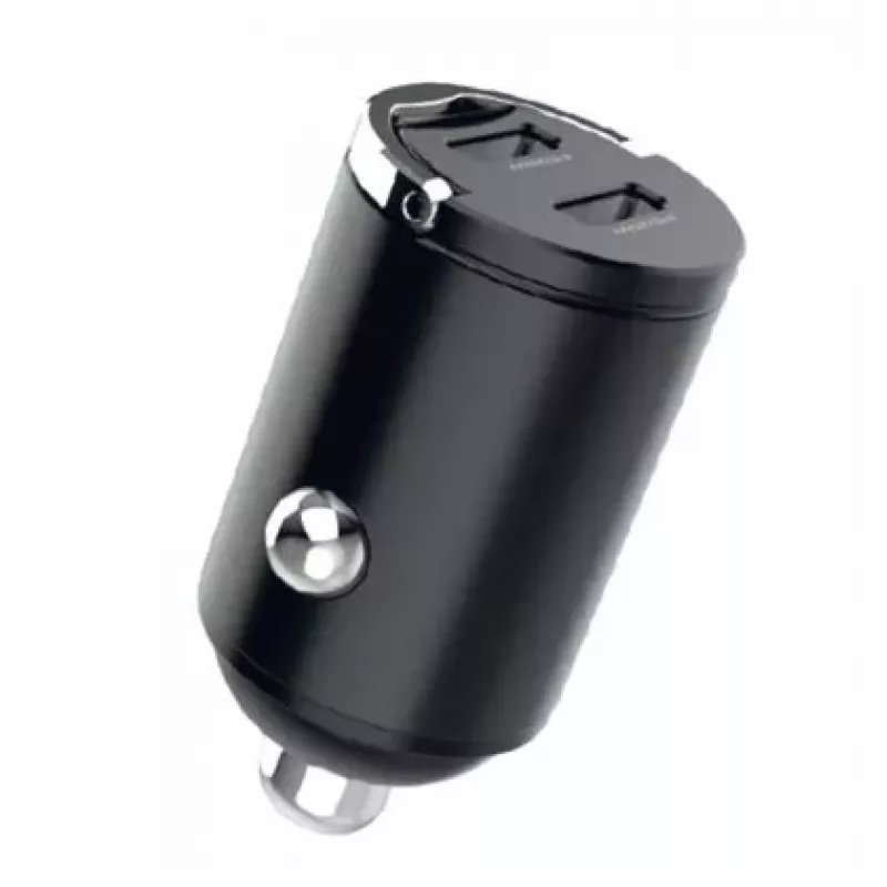 SEEK TOTI 40W Dual Type-C Port Car Fast Charger, Black
