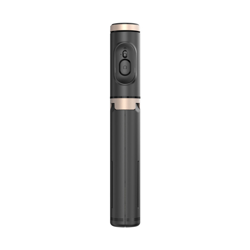 SEEK TOTI Selfie Stick z ukrytym statywem Q12, czarny