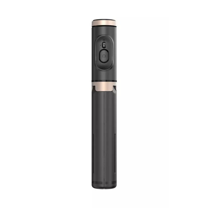 SEEK TOTI Selfie Stick z ukrytym statywem Q12, czarny