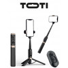 SEEK TOTI Selfie Stick z ukrytym statywem Q12, czarny