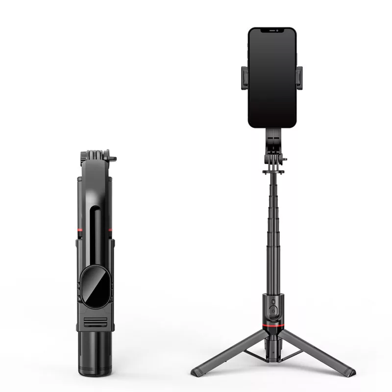 SEEK TOTI Selfie Stick z lekkim statywem uchwytowym L12-B, czarny