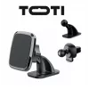 SEEK TOTI Magnetyczny kwadratowy uchwyt samochodowy z mocowaniem 3M, czarny
