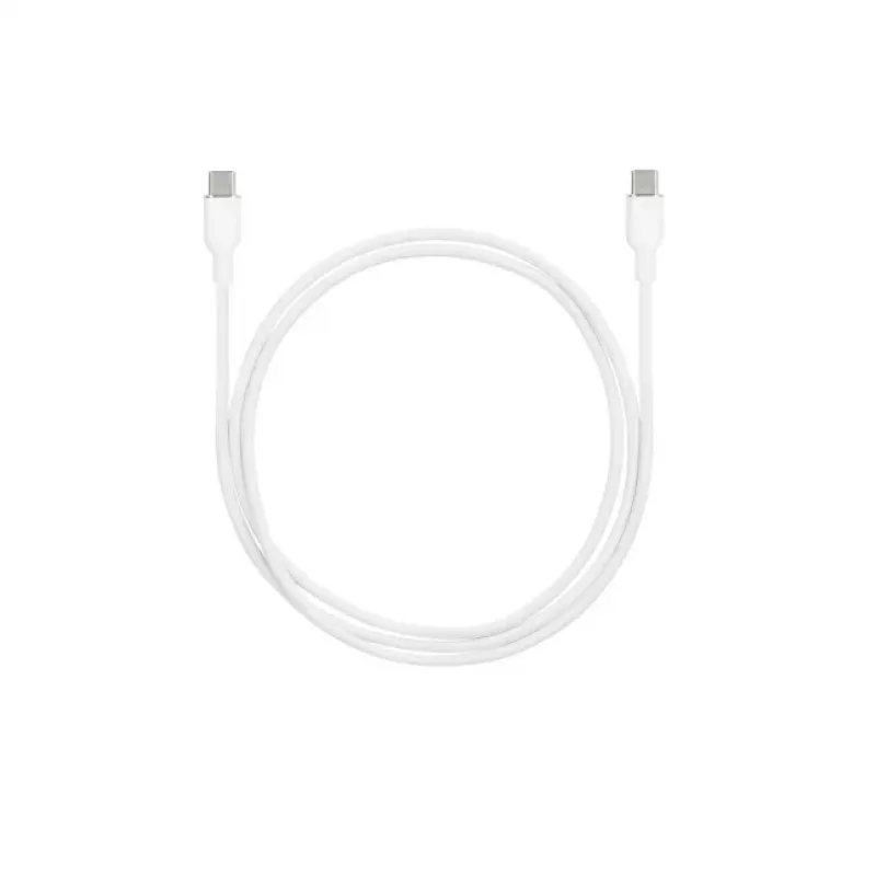 SEEK TOTI USB-C do USB-C Kabel Silikonowy 1m 3A Biały