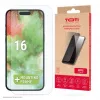 TOTI Tempered Glass 2D Screen Protector Full Cover do iPhone 16/15 Pro/15 Transparentny
