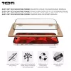 TOTI PREMIUM Premium Tempered Screen Protector Glass 3D Full Cover do Apple iPhone 16 Pro Max