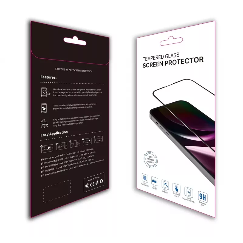 VAZOTEL Crystal Clear Screen Protector do iPhone 16 Pro (2 szt.) - Szkło hartowane 9H