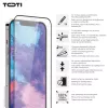 TOTI PREMIUM Premium Tempered Glass Screen Protector 3D Full Cover do Apple iPhone 17 Pro Max