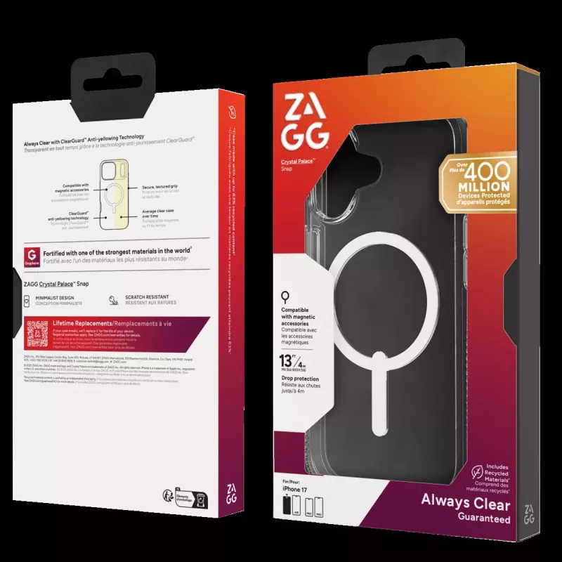 ZAGG Protection Bundle dla iPhone 17: Etui z MagSafe i Szkło Ochronne