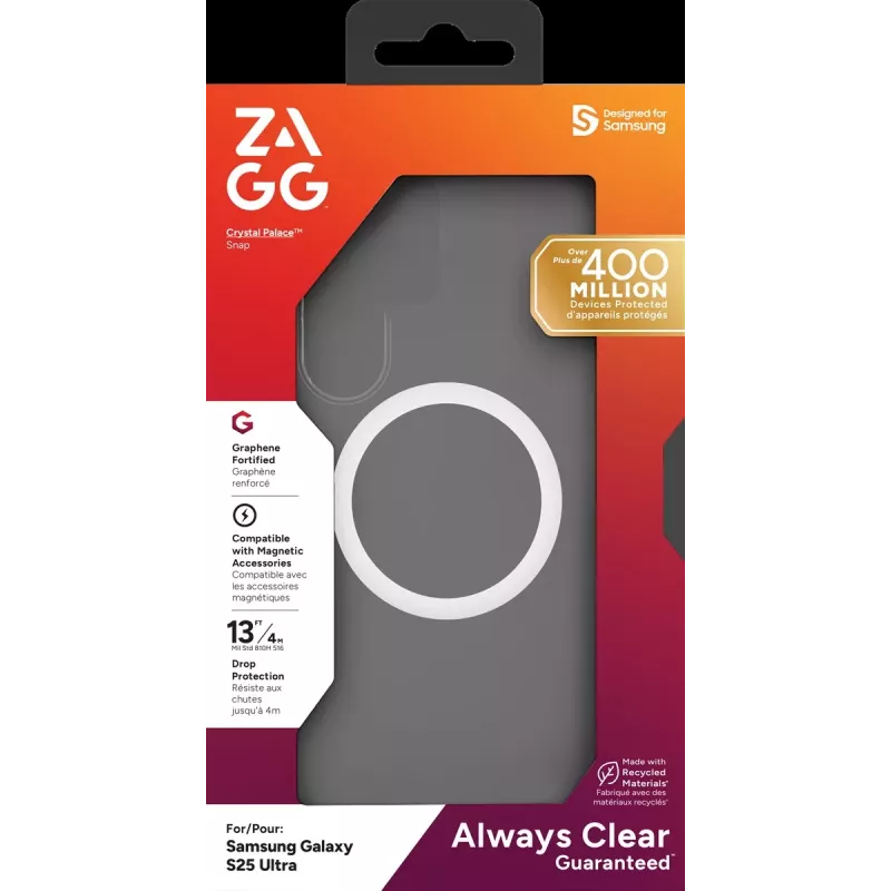 ZAGG Protection Bundle dla Samsung Galaxy S25 Ultra: Etui z MagSafe i Szkłem Ochronnym