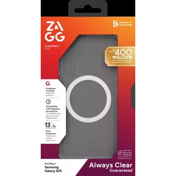 ZAGG Protection Bundle dla Samsung Galaxy S25: Etui z MagSafe i Szkłem Ochronnym