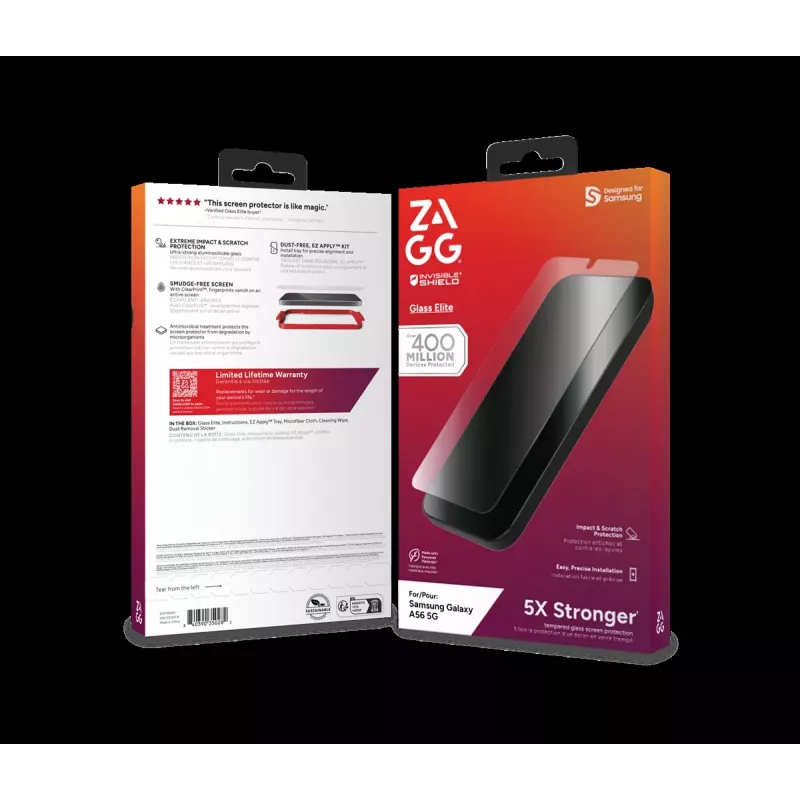 ZAGG Protection Bundle dla Samsung Galaxy A56: Etui i Szkło Ochronne