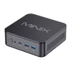 MINIX NR660LP Mini PC, AMD Ryzen 5 6600H, 16GB DDR5, 512GB NVMe SSD, Windows 11 Pro, Czarny