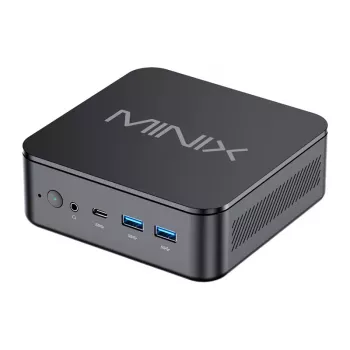 MINIX NR660LP Mini PC, AMD Ryzen 5 6600H, 16GB DDR5, 512GB NVMe SSD, Windows 11 Pro, Czarny