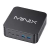 MINIX NR660LP Mini PC, AMD Ryzen 5 6600H, 16GB DDR5, 512GB NVMe SSD, Windows 11 Pro, Czarny