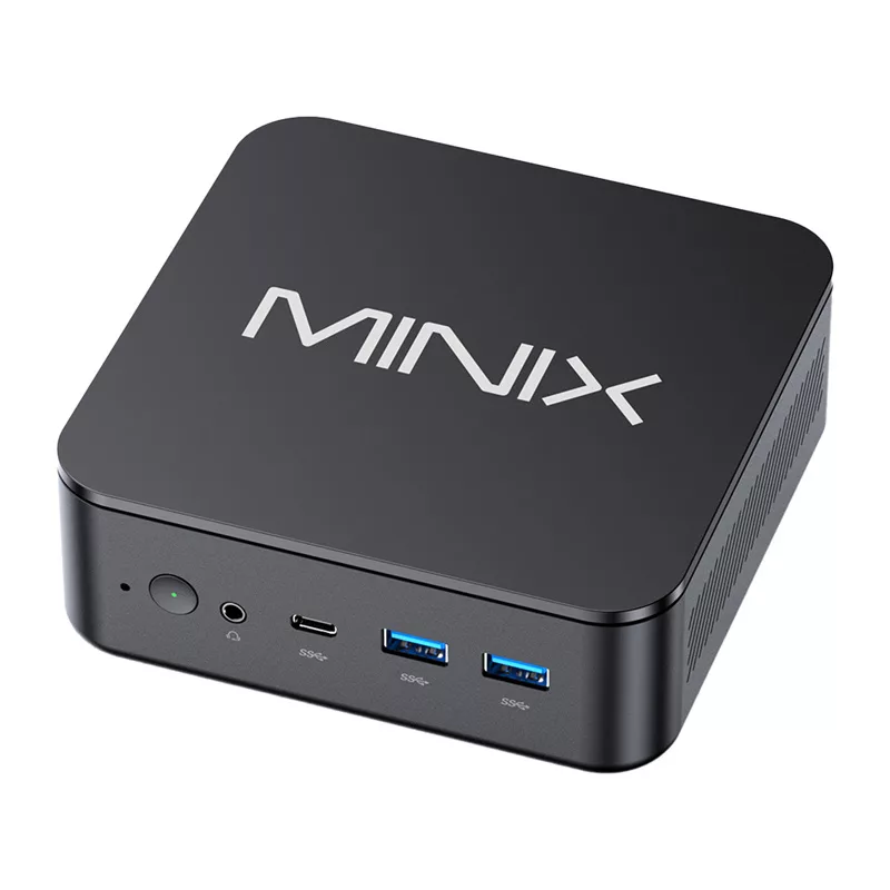 MINIX NR660LP Mini PC, AMD Ryzen 5 6600H, 16GB DDR5, 512GB NVMe SSD, Windows 11 Pro, Czarny