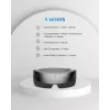 Masażer do oczu RENPHO Eyeris View z podgrzewaniem, kompresją powietrzną, wibracjami, Bluetooth, USB-C, składany, szary