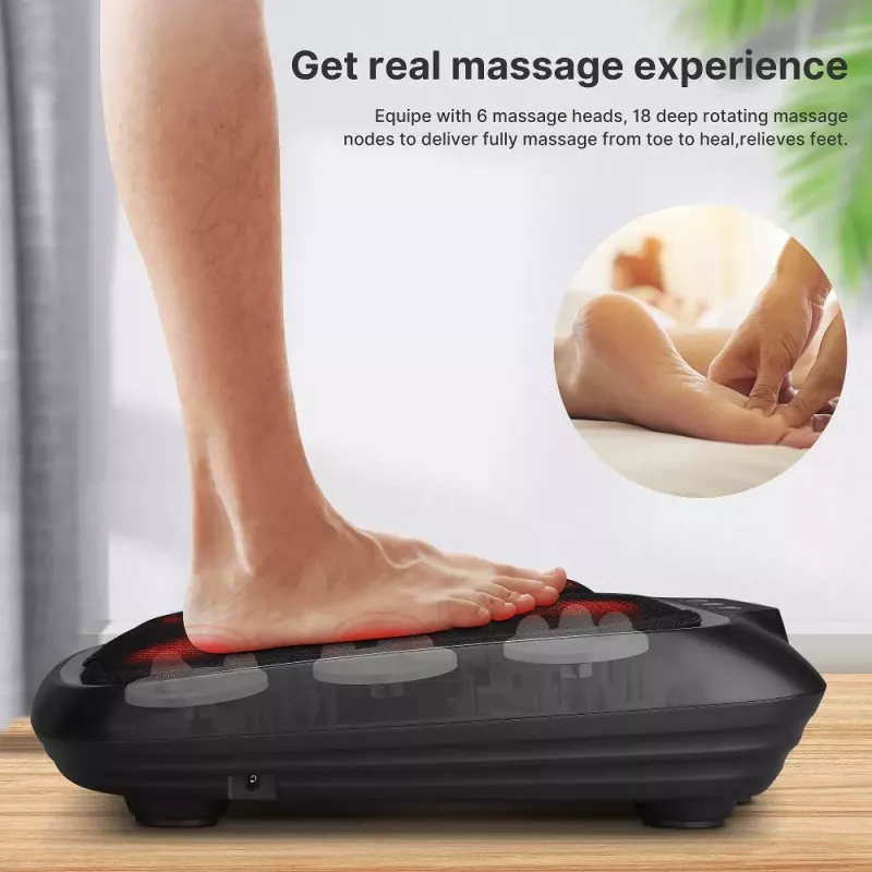 RENPHO Shiatsu Foot Sole Massager FM062 - Black/Grey