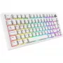 Sharkoon SGK55W SKILLER Bezprzewodowa Klawiatura Gamingowa, Układ 75%, PBT Keycaps, Biała