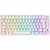 Sharkoon SGK55W SKILLER Bezprzewodowa Klawiatura Gamingowa, Układ 75%, PBT Keycaps, Biała