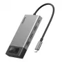 Belkin CONNECT 8-in-1 USB-C Hub for 2 Screens - Space Gray