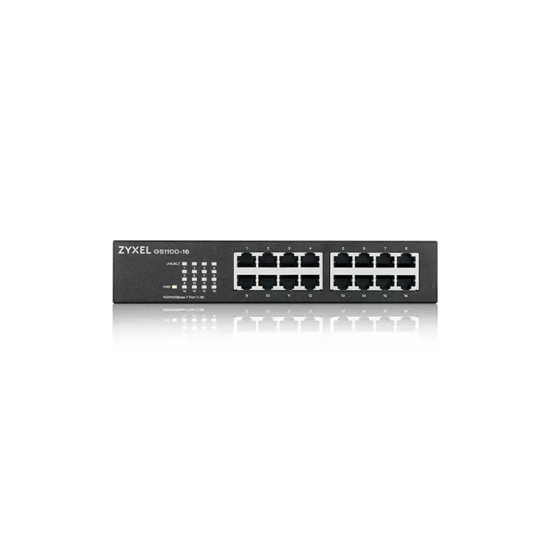ZyXEL GS1100-16 16-Port Gigabit Unmanaged Switch V4