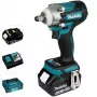Makita DTW300TJX7 Akumulatorowy klucz udarowy 1/2 inch napęd kwadratowy z dodatkową baterią