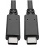 EATON Tripp Lite Series Kabel USB-C (M/M) - USB 3.2 Gen 2 (10 Gbps) - 5A (100W) - Zgodny z Thunderbolt 3 - 0,91 m (3 ft) - Czarny