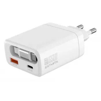 4smarts PDPlug Slim 65W GaN Jojo Wall Charger, Biały