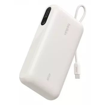 Belkin BoostCharge 20k PD45W Display Power Bank 20000mAh z kablem USB-C - Piaskowy