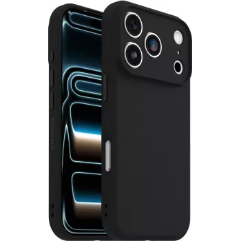 OtterBox Figura Series Back Cover dla Apple iPhone 15 Pro Max - kompatybilny z MagSafe - Czarny