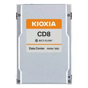Kioxia CD8 Series KCD8XVUG800G - SSD - 800 GB - Wewnętrzny - 2,5 inch (6,4 cm) PCIe 4.0 (NVMe) Pamięć podręczna: 256 MB