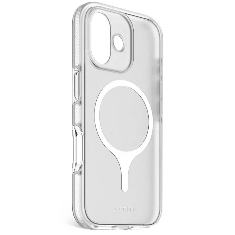Decoded DropTec Transparent Backcover for iPhone 17 with MagSafe (Frosted White)
