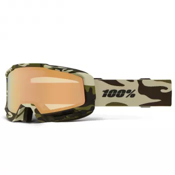 100% Speedlab 100percent SNOW - OKAN HiPER Camo Copper ML Mirror Gogle Narciarskie