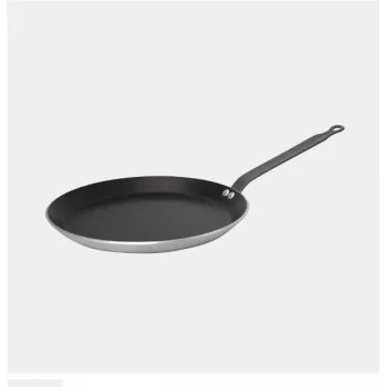 De Buyer Choc Resto Induction Frying Pan 26 cm - Czarny - Okrągły - Dno 4 mm - Aluminium - Nieprzywierająca