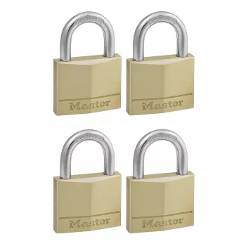 Zestaw kłódek Master Lock 4-częściowy 50mm na jeden klucz 150EURQNOP