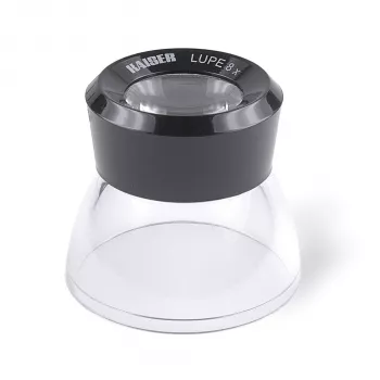 KAISER 8x Stand Loupe Magnifier with Achromatic Glass Lens