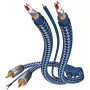 in-akustik Premium Audio Cable Phono RCA - RCA 0,75m Czarny