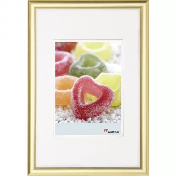 Walther Design Trendstyle 18x24 Złota Plastikowa Ramka na Zdjęcia KP824G