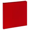 Walther My Heart Photo Album Red 20x20 cm 40 White Pages Linen Cover FA243R