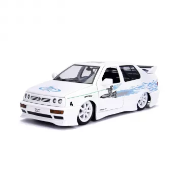 Jada Fast & Furious 1995 VW Jetta 1:24 Die-Cast Model Car (White)